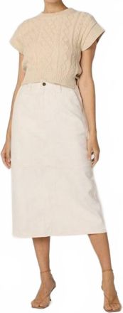 Cleobella Backus Midi Skirt In Ivory