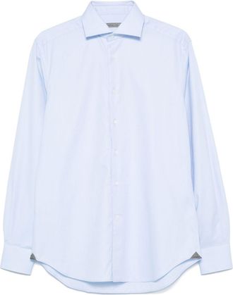 Corneliani classic-collar shirt - men - Cotton - 40 - Blue