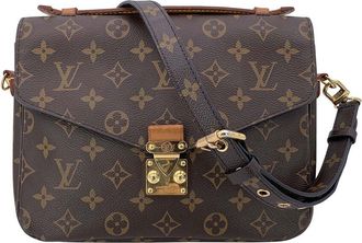 Louis Vuitton Brown Cotton Metis (Authentic Pre-Loved)