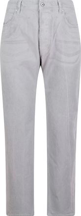Stone Island J100005 Regular Straight Five-Pocket Jeans - Heren - Broeken - Grijs - Maat: W31 Katoen