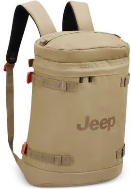 Jeep JS013C 15.6 Laptop Cylindrical Backpack in Warm Sand at Nordstrom
