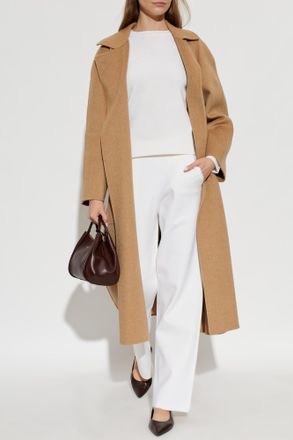 Max Mara Wool Coat Ready, Womens, Brown