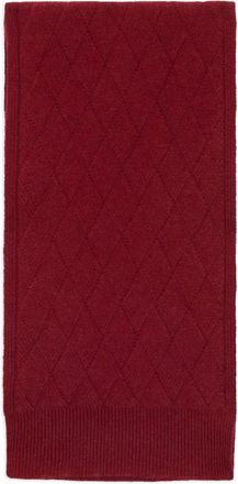 Malo diamond-pattern scarf - Rood