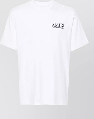 Amiri stacked bones logo back jersey t-shirt