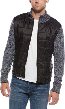 Report Collection Quilted Knit Sweater Jacket