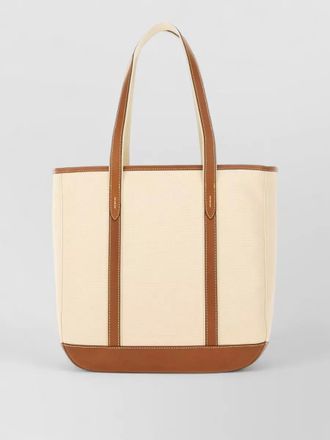 Polo Ralph Lauren medium tote bag dual handles contrast trim