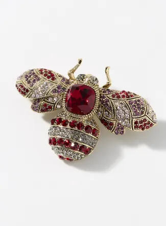 Simons Womens Royal bee brooch