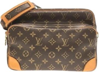Louis Vuitton Pre-owned Cross Body Bags, female, Brown, Size: ONE SIZE Pre-owned Nile Shoulder Bag