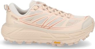Hoka One One Light Brown Logo Sneakers