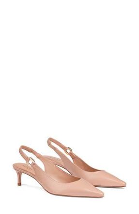 L.k. Bennett Lettie Oloid Pointed Toe Slingback Pump in Trench at Nordstrom Rack, Size 10Us / 40Eu