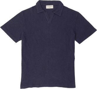 Officine G&eacute;n&eacute;rale Polo Shirts, male, Blue, M, Simon Polo