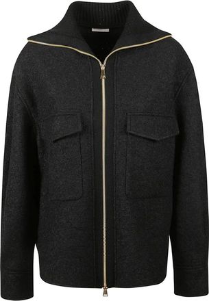 Moncler Truien & Vesten, Dames, Zwart, S, Shirt Jacket