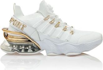 Plein Sport Tiger Attack//Gen.x.04 Unisex in White/gold at Nordstrom, Size 48