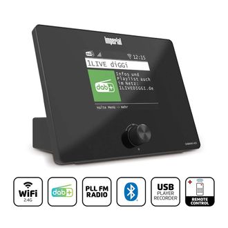 Imperial Radio H&iacute;brida Compacta Con Bluetooth, Dab+, Fm E Internet