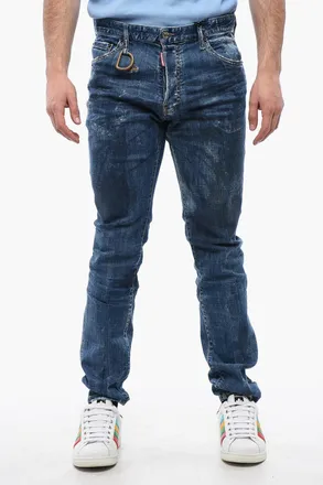 Dsquared2 Cool Guy Distressed Jeans With Dark Wash Dsquared2