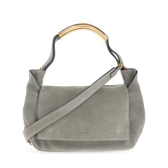 Moschino Handbags, female, Gray, Size: ONE SIZE Handbag