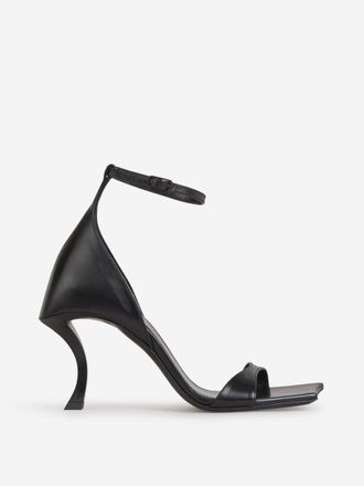 Balenciaga Leather Hourglass Sandals