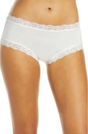 Fleur't Iconic High Waist Boyshorts in Chantilly at Nordstrom, Size X-Large