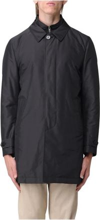 Fay Elegante ochtendjas - Heren - Zomerjassen - Zwart - 3XL - Polyester - Jassen