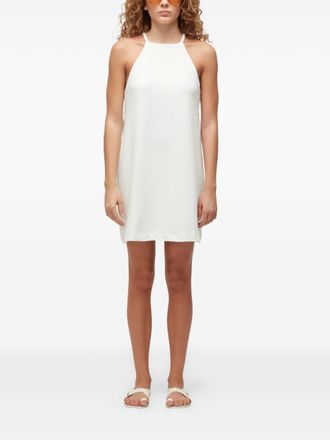 Osklen Mini-jurk met halternek - Wit