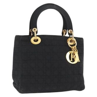 Dior Pre-owned Handbags, female, Black, Size: ONE SIZE Pre-owned Vintage Hand Bag