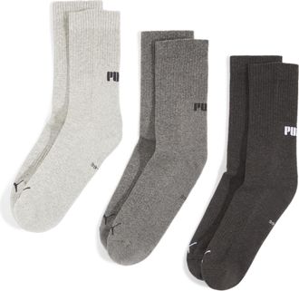 Puma Calzini PUMA unisex in confezione da 3, Abbigliamento, Grigio, 43-46