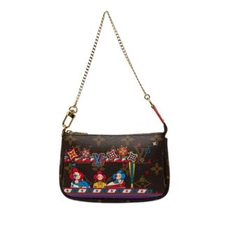 Louis Vuitton Pre-owned Mini Pochette Accessoires - Dames - Pre-owned - Bruin - Maat: ONE Size