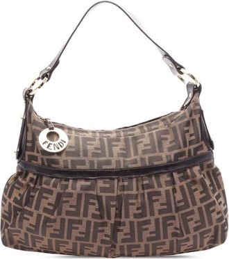 Fendi Pre-owned Fendi Zucca Canvas Chef Shoulder Bag Ladies GEYD16083EYIIT5G