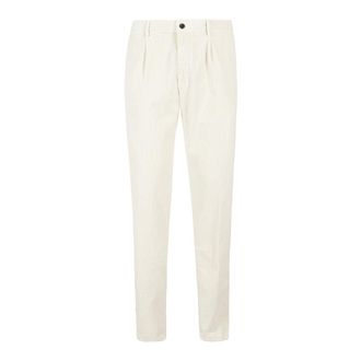 Incotex Heren, Broeken, Wit, Maat: W34 Katoen