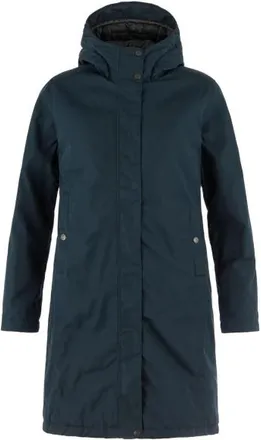 Fj&auml;llr&auml;ven Kiruna Hydratic Padded Parka Mantel f&uuml;r Damen | blau