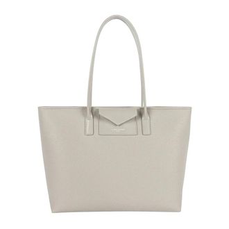 Lancaster Maya Double Kba Tote - Dames - Tassen - Wit - Maat: ONE Size Leer