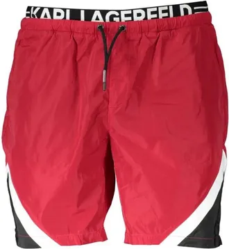 Karl Lagerfeld Uomo, Costumi da bagno, Rosso, S, new