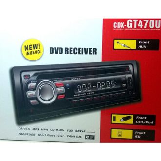 Trade Shop Trade Shop - Radio Est&eacute;reo Para Coche Usb Sd Mp3 Dvd Control Remoto Control Remoto Gt 470u