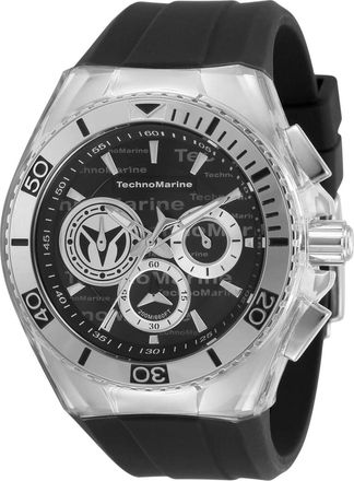 Technomarine Mens TechnoMarine Black and grey Dial Watch