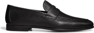 Magnanni Mens Diezma II Leather Penny Loafers