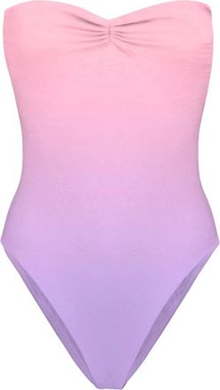 MC2 Saint Barth Dames badpak met lange mouwen verloop - Dames - Badpakken - Veelkleurig - L - Badmode