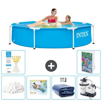 Intex Piscina Con Estructura Redonda - 244x51 Cm - 7-piezas S5