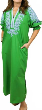 Entro Oakley Maxi Dress In Green