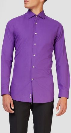 OppoSuits Purple Prince Modern Tailored Fit Wrinkle Resistant Button-Up Shirt at Nordstrom, Size X-Large