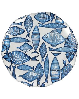 Vietri Vietri Isola Glass Salad Plate With $3 Credit