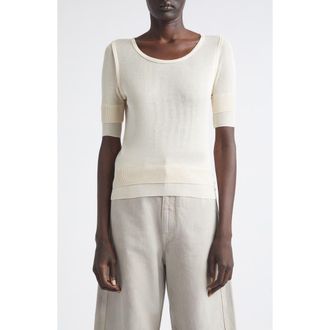 Christophe Lemaire Trompe lOeil Top in Jasmine at Nordstrom, Size Medium