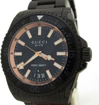 Gucci Pre-owned Duikhorloge - Heren - Vintage Horloges - Zwart - ONE Size - Vintage