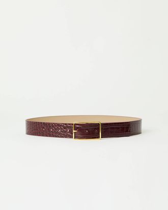 B-Low The Belt Womens Milla Leather Belt In Merlot Gold