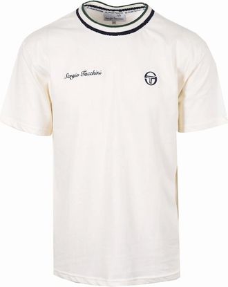 Sergio Tacchini Mens Sergio Tacchini Gobarto T-Shirt Gardenia - White - Size: 38
