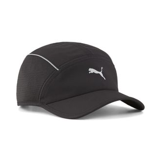 Puma Cappellino da corsa con visiera corta a 5 pannelli, Accessori, Nero, OSFA