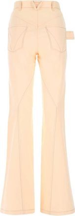 Bottega Veneta Pink Exterior: Cotton Pantaloni Trousers