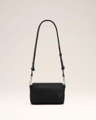 Ami Ami Paris - Black nylon Marcel lunch box bag Black - Size: OS - Unisex