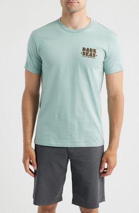 Dark Seas Crab King Graphic T-Shirt in Dusty Blue at Nordstrom, Size Small