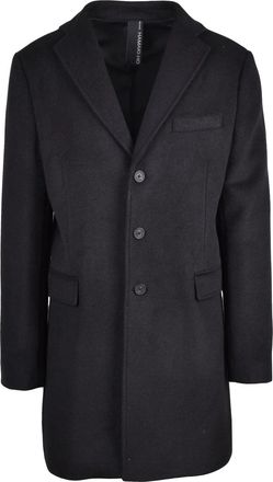 Hamaki-Ho Black Tailored Mid-Length Coat