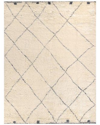 Exquisite Rugs Moroccan Hand-Knotted New Zealand Wool Area Rug